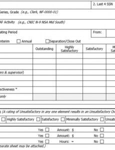 sample employee performance review template  14 simple performance review agenda template doc