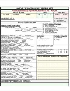 sample free 18 progress note examples  samples in pdf  doc daily progress note template excel