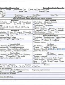 sample free 8 nursing note templates in pdf daily progress note template example