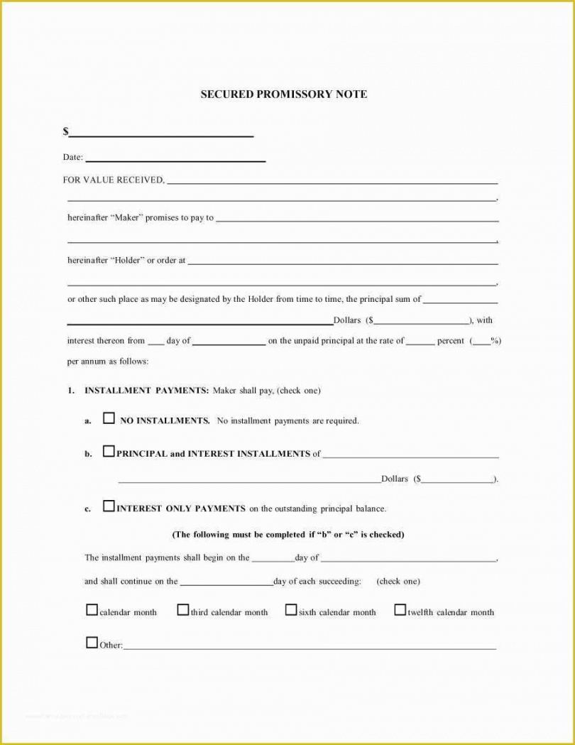 sample free promissory note template for a vehicle of best s of promissory note release template example
