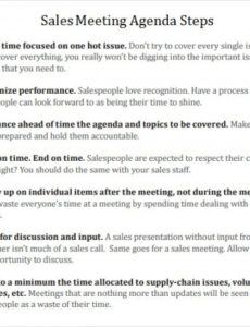 sample non profit board meeting agenda template  klauuuudia sales team meeting agenda template excel