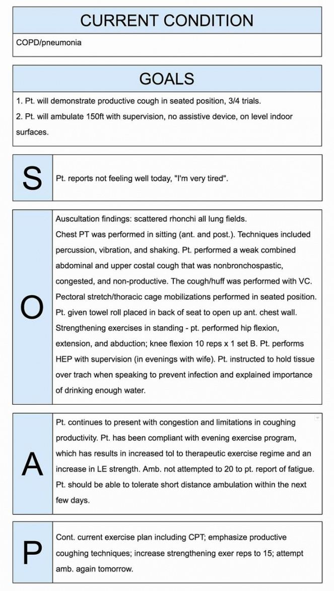 sample pediatric soap note template awesome physical therapist occupational therapy daily note template example