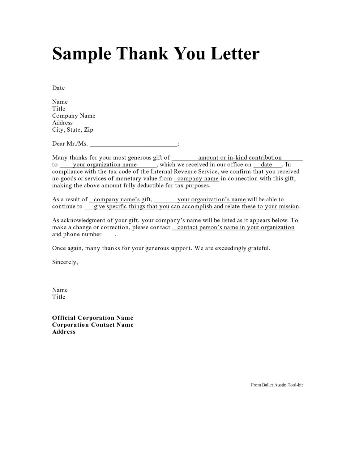 sample personal thank you letter  personal thank you letter professional thank you note template sample