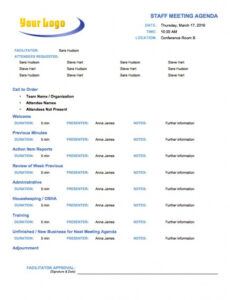 team meeting agenda template quarterly meeting agenda template excel