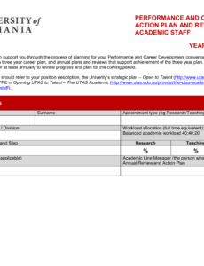 career development plan template word  individual professional development agenda template word