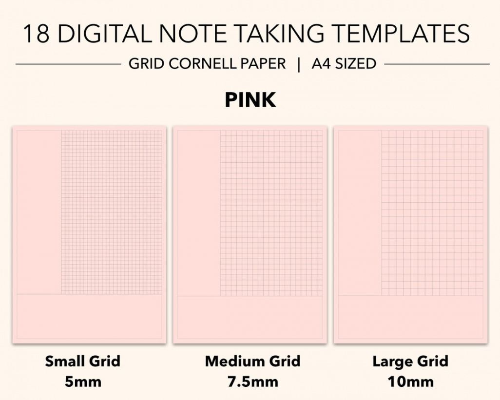free 18 digital note taking templates grid cornell paper grey digital note taking template sample