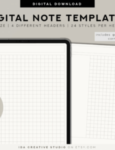 printable 72 digital note taking templates digital paper grid  etsy digital note taking template excel