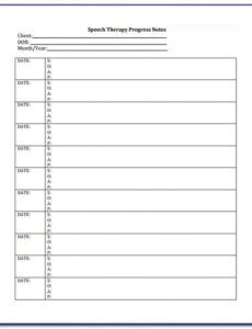 printable clinical progress note example clinical progress note template word