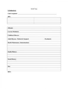 sample medical progress note templates ~ addictionary clinical progress note template word