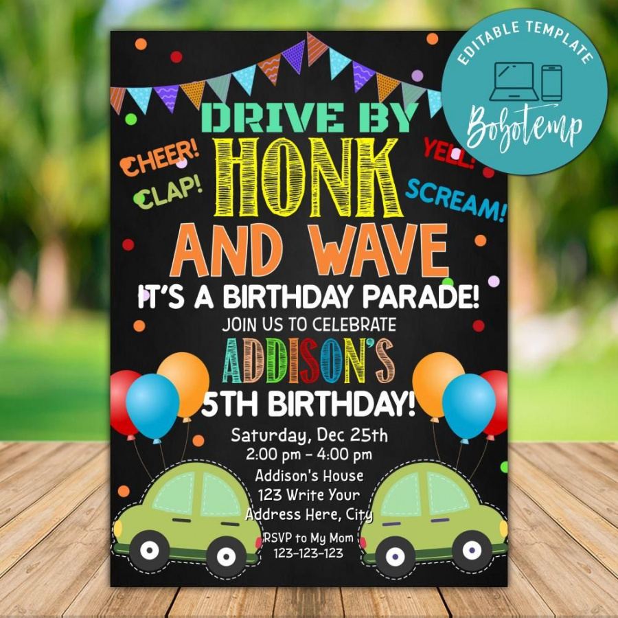drive by birthday party invitation template instant virtual holiday party agenda template excel
