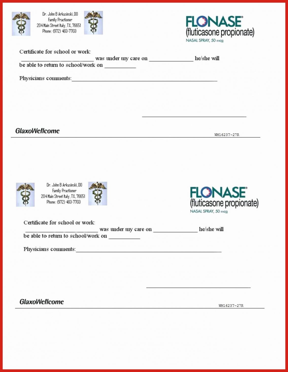 editable dentist excuse for school inspirational real doctors return to school doctors note template sample