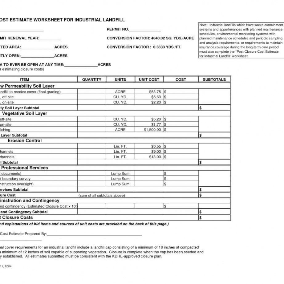 editable landscaping estimate template  pernillahelmersson gardening estimate template pdf