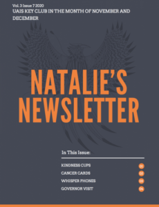 editable newsletters key club agenda template