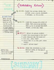 editable study like a pro • pensandmachine a guide to the cornell high school note taking template excel