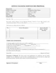 free 9 cleaning service proposal samples in pdf  ms word office cleaning estimate template pdf