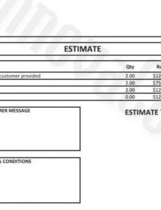 sample electrical estimate template electrical quote form  etsy veterinary estimate template example