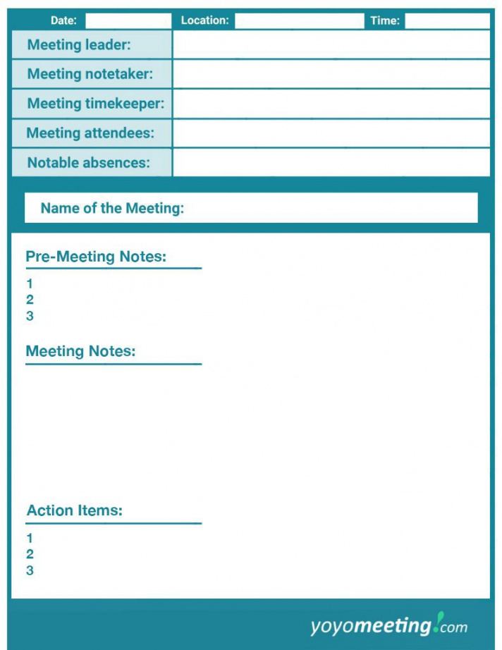 sample the ultimate meeting minutes template ⋆ yoyomeeting employee file note template sample