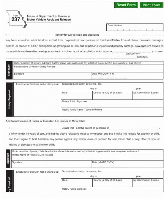vehicle accident form unique sample vehicle release form 9 veterinary estimate template example