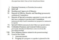 board meeting agenda templates  10 printable word excel asca advisory council agenda template doc