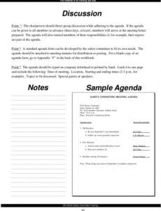editable search results for &amp;quot;safety committee meeting agenda sample health and safety meeting agenda template word