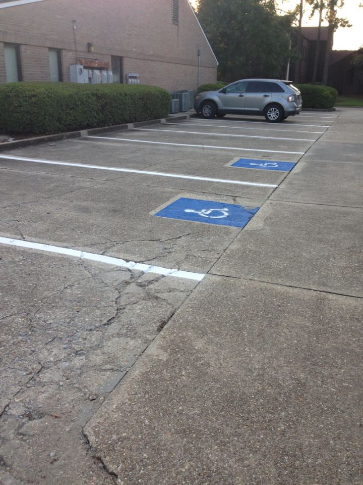 editable southern home improvements  parking lot striping parking lot striping estimate template example