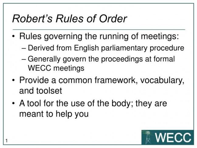 robert rules of order meeting agenda template