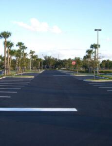 parking lot maintenance  boca palm beach seal coating parking lot striping estimate template example