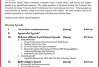 printable board meeting agenda template  10 free samples formats school department meeting agenda template pdf