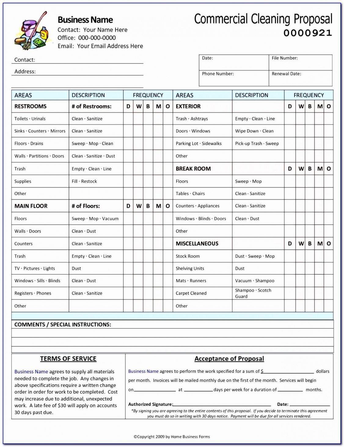 printable free cleaning estimate forms  form  resume examples official estimate template excel