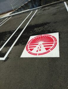 printable metro detroit parking lot line striping  pavement marking parking lot striping estimate template doc