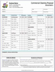 sample free cleaning estimate forms  form  resume examples official estimate template sample