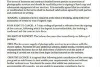 commercial photography contract template awesome 20 graphy contract wedding photography estimate template doc