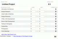 editable github  stefanpejcicestimate simple project estimator in php web development estimate template excel