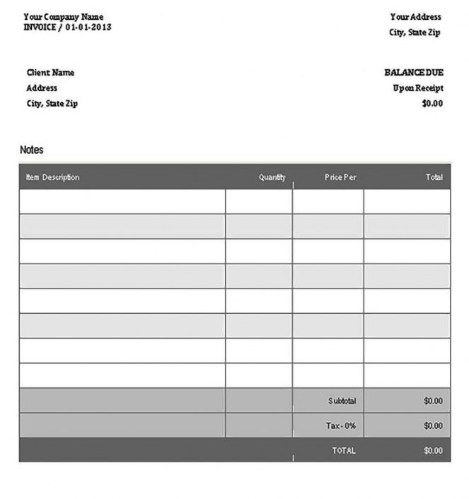 free job invoices template printable  invoice template invoice example simple painting estimate template