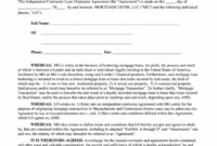 free loan officer independent contractor agreement  fill out and sign independent contractor contractor estimate template