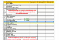 new home construction bid sheet  fill online printable fillable general contractor construction cost estimate template example