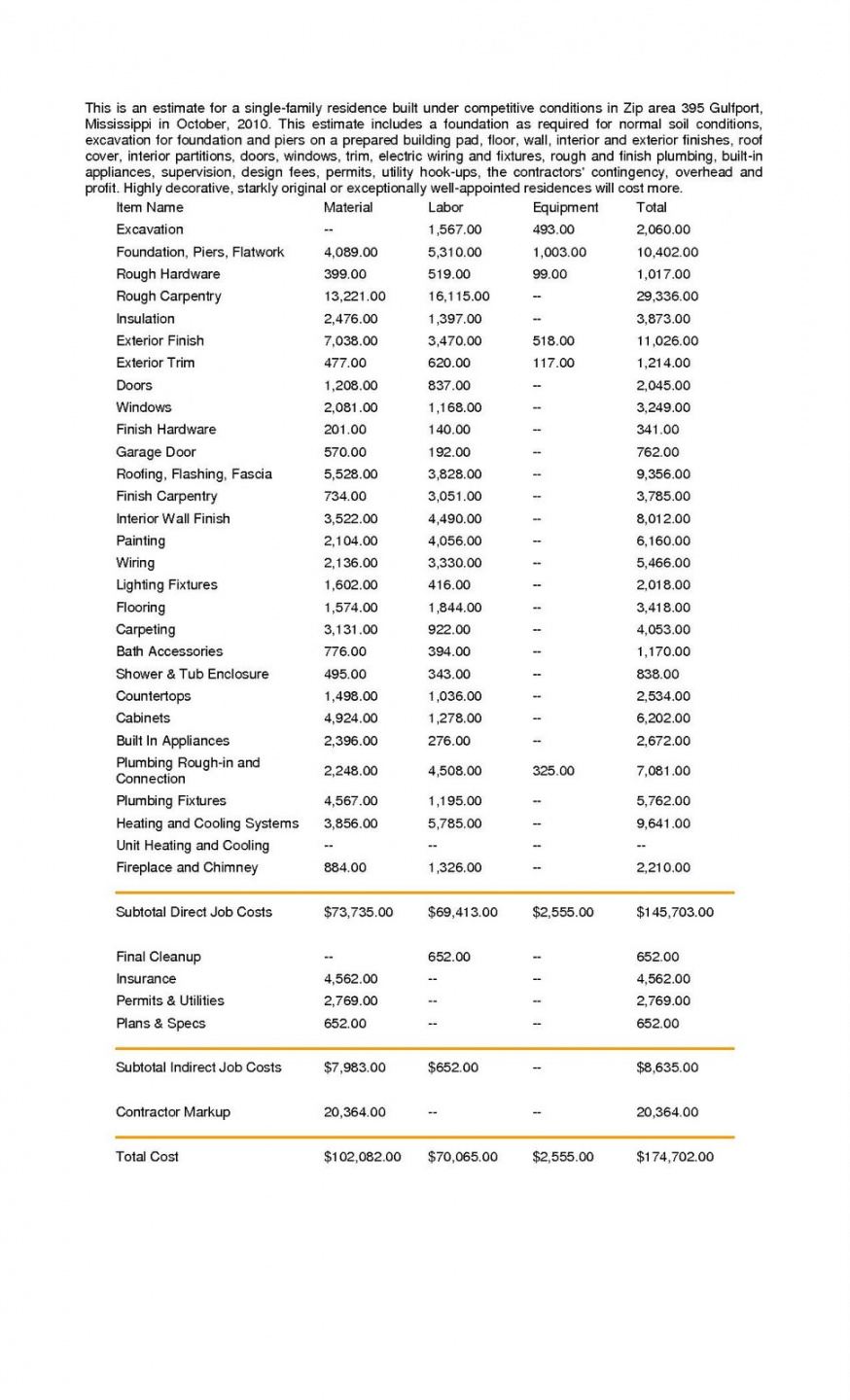 Printable Cost To Build A Kit Home Or Package Homehome Improvement 