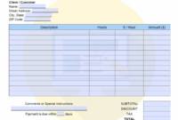 printable free web design invoice template  pdf  word  excel web design cost estimate template pdf