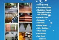 printable image result for pressure washing flyers templates free power pressure washer pressure washing estimate template excel