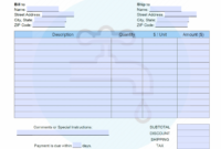 sample free water bill invoice template  pdf  word  excel basis of estimate template doc