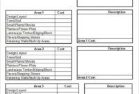 sample lawn care estimate template  invoice template lawn mowing estimate template doc