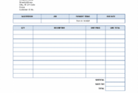 bids and quotes  office food service work estimate template pdf