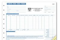 editable flooring contractor invoice  work order  designsnprint work order estimate billing template doc