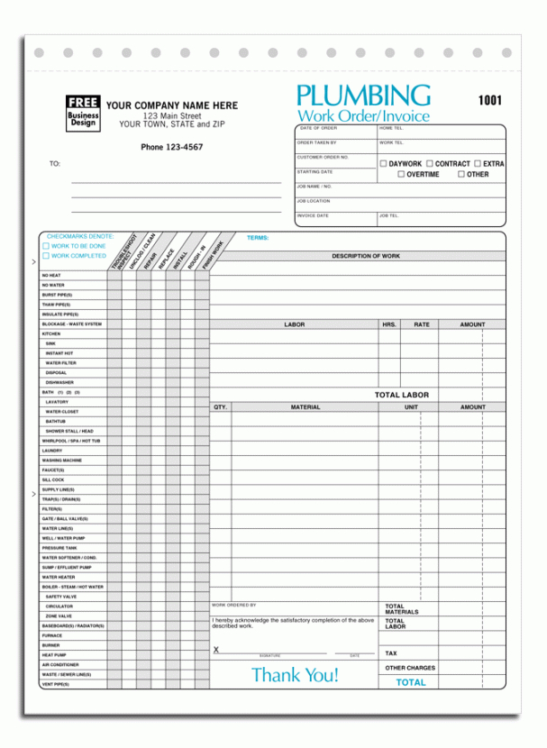 printable plumbing checklists  google search  invoice template invoice example plumbing work estimate template sample