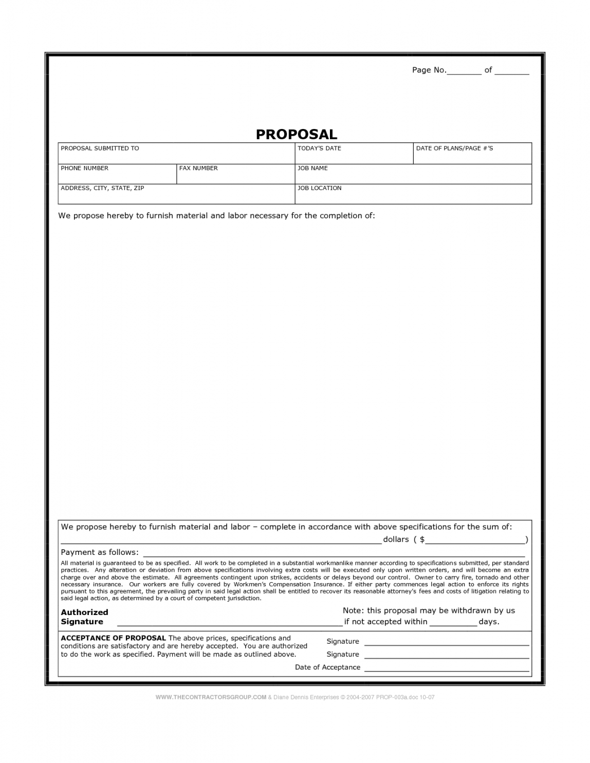 sample 31 construction proposal template  construction bid forms  free need a roof work estimate template doc