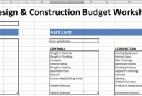 sample excel construction budget template  audreybraun software development work estimate template excel