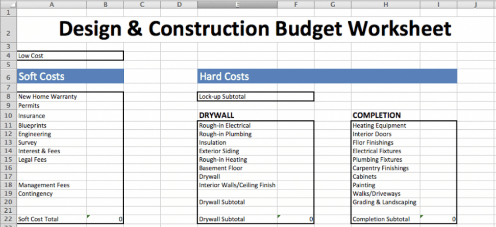 sample excel construction budget template  audreybraun software development work estimate template excel