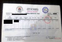 sample how much is property tax in philippines  prorfety good faith estimate project template example