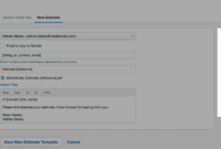 editable set up an automatic email for new estimates  freeagent sending an estimate email template word