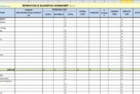 free construction  civil engineering estimating and budgeting spreadsheet preliminary cost estimate template pdf